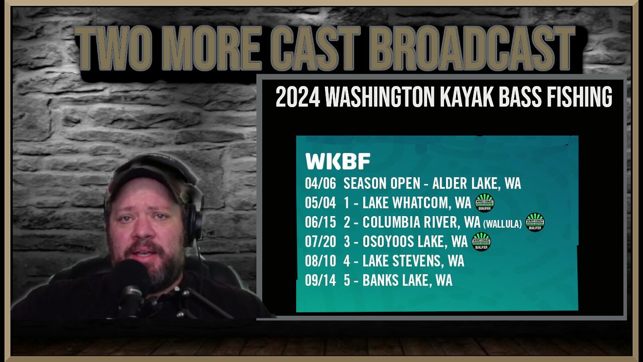 2024 Kayak Bass Fishing Tournaments in Washington