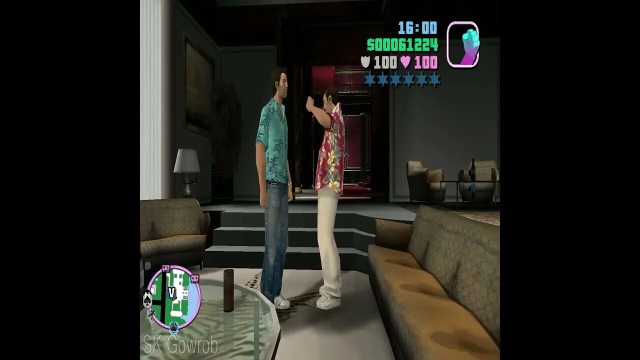 Tommy Kills Lance And Saves Diaz in GTA Vice City