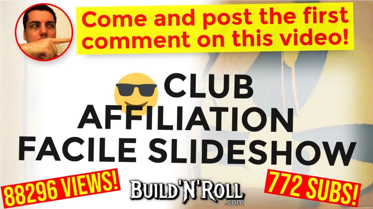 😎 CLUB AFFILIATION FACILE SLIDESHOW