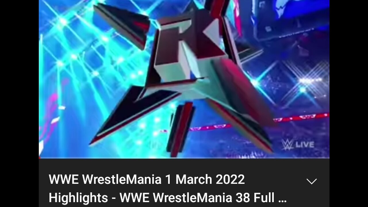 WWE WrestleMania 1 March 2022 Highlights -