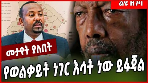 የወልቃይት ነገር እሳት ነው ይፋጃል... Welkait | Amhara | Tigray #Ethionews#zena#Ethiopia