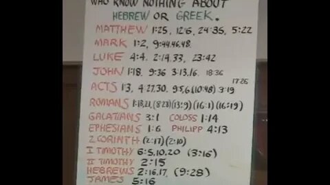 Checklist For Those Who Know Nothing About Hebrew Or Greek - Dr. David Peacock