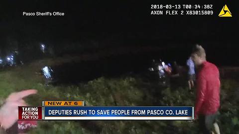 Deputies rush to save people from Pasco Co. lake