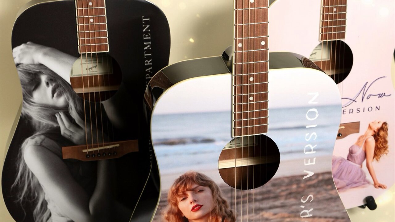 Taylor Swift Epiphone Acoustic Guitar Collection #music #guitar #taylorswift #epiphone