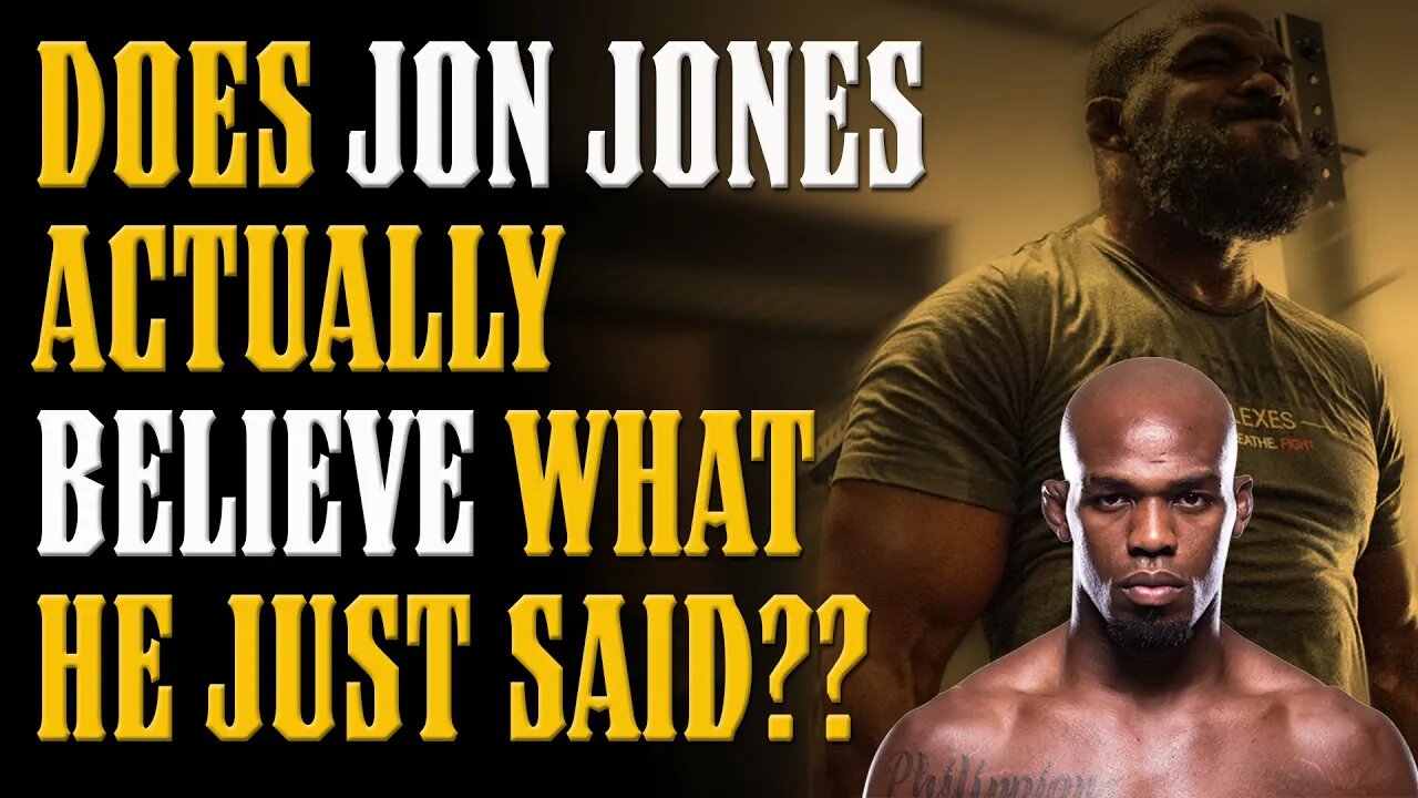 Jon Jones Makes SHOCKING STATEMENTS Going into UFC 285!!
