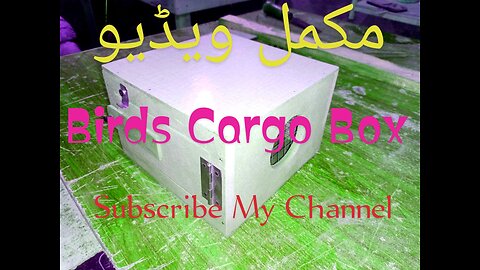 How to make birds Cargo Cage