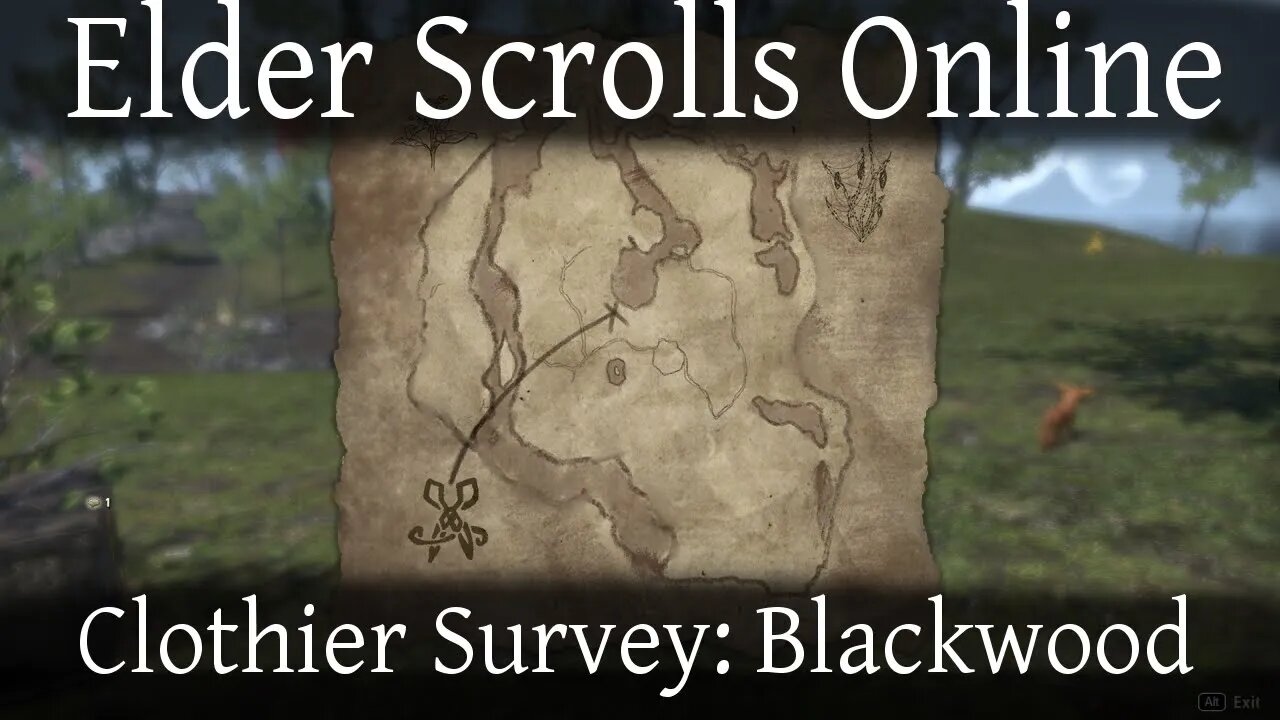 Clothier Survey Blackwood OUTDATED (posted new vid for it - see comments) ESO