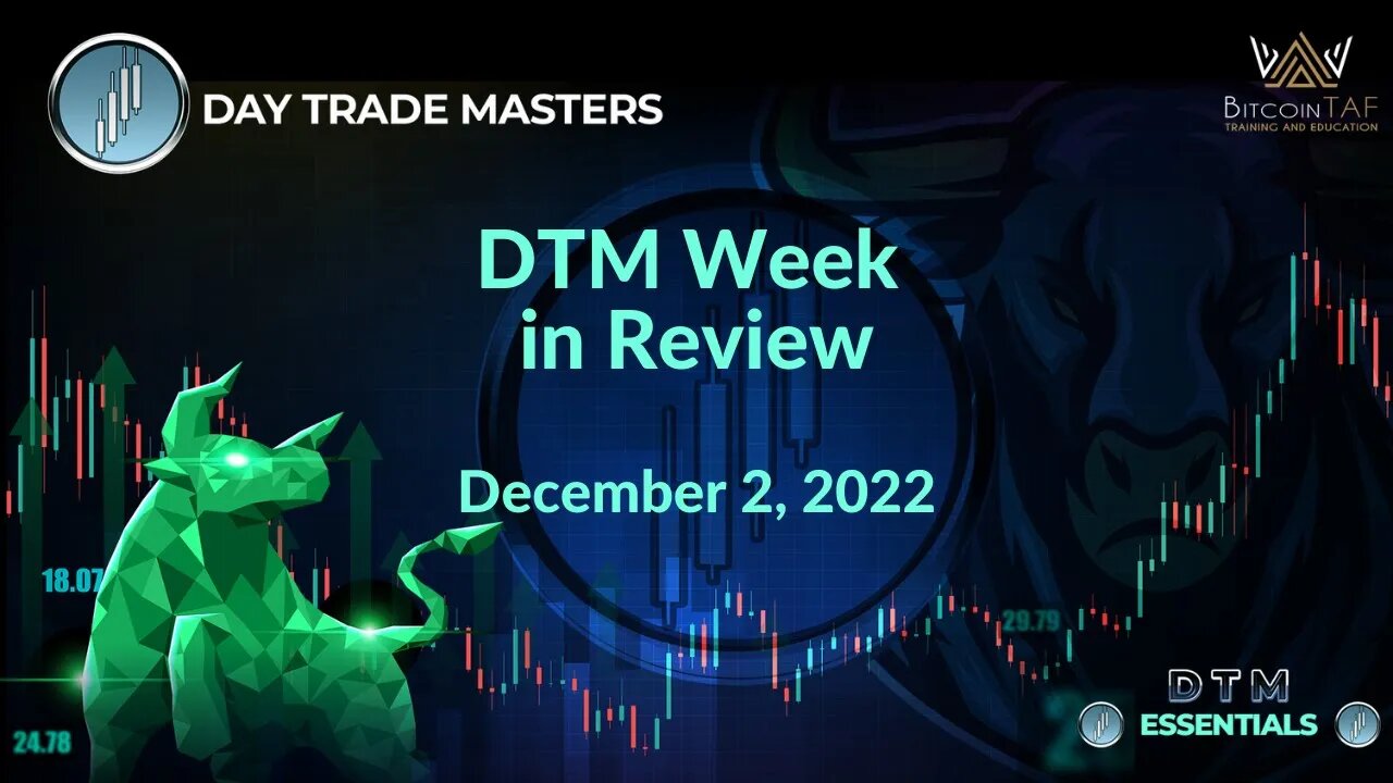 DTM Week in Review - December 2, 2022