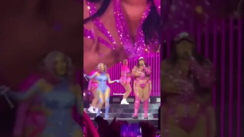 #cardib got a lil grab & taste of #lizzo last night