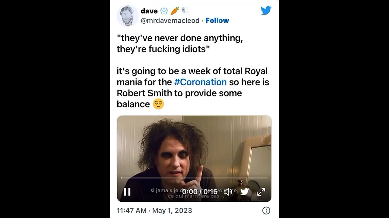 Robert Smith on Royal ‘Honours’