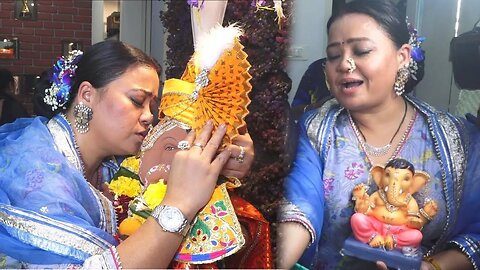 Bharti Singh Ganpati Visarjan 2023 With Son Gola | Ganpati Celebration 2023 🤩💖📸