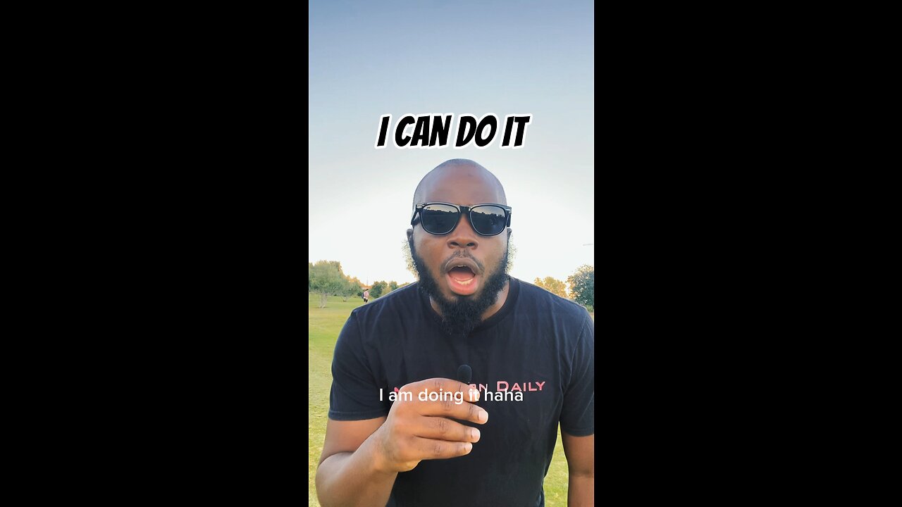 I Can Do It #dayodman #ican #youcan #eeyayyahh #motivation