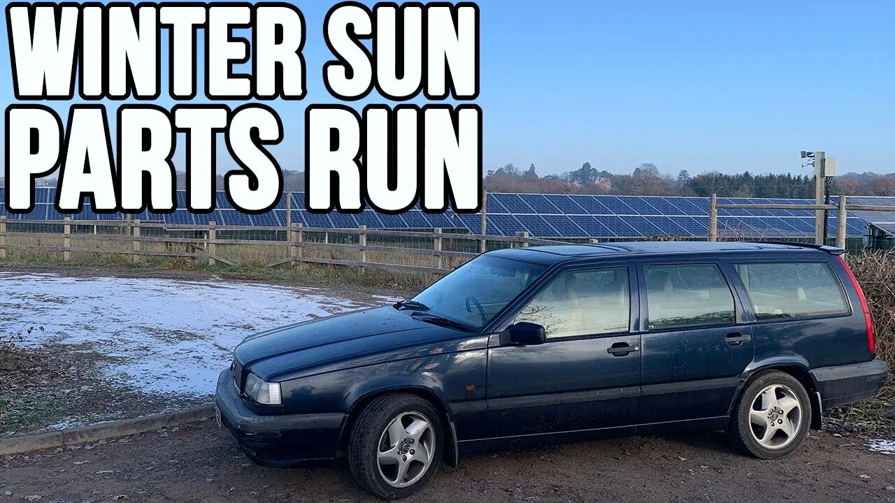 Winter Sun Parts Run - A short and cold Volvo 850 Road Trip