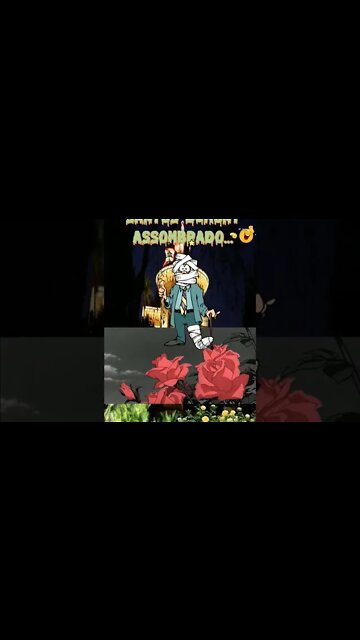 O jeito foi pular no meio das roseiras....