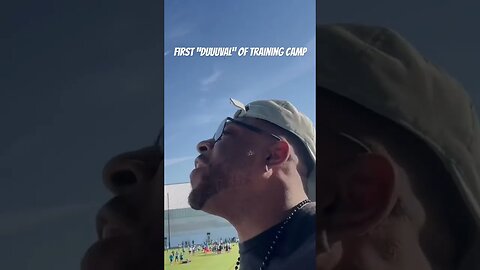 Jacksonville Jaguars fans first day at the new practice facility