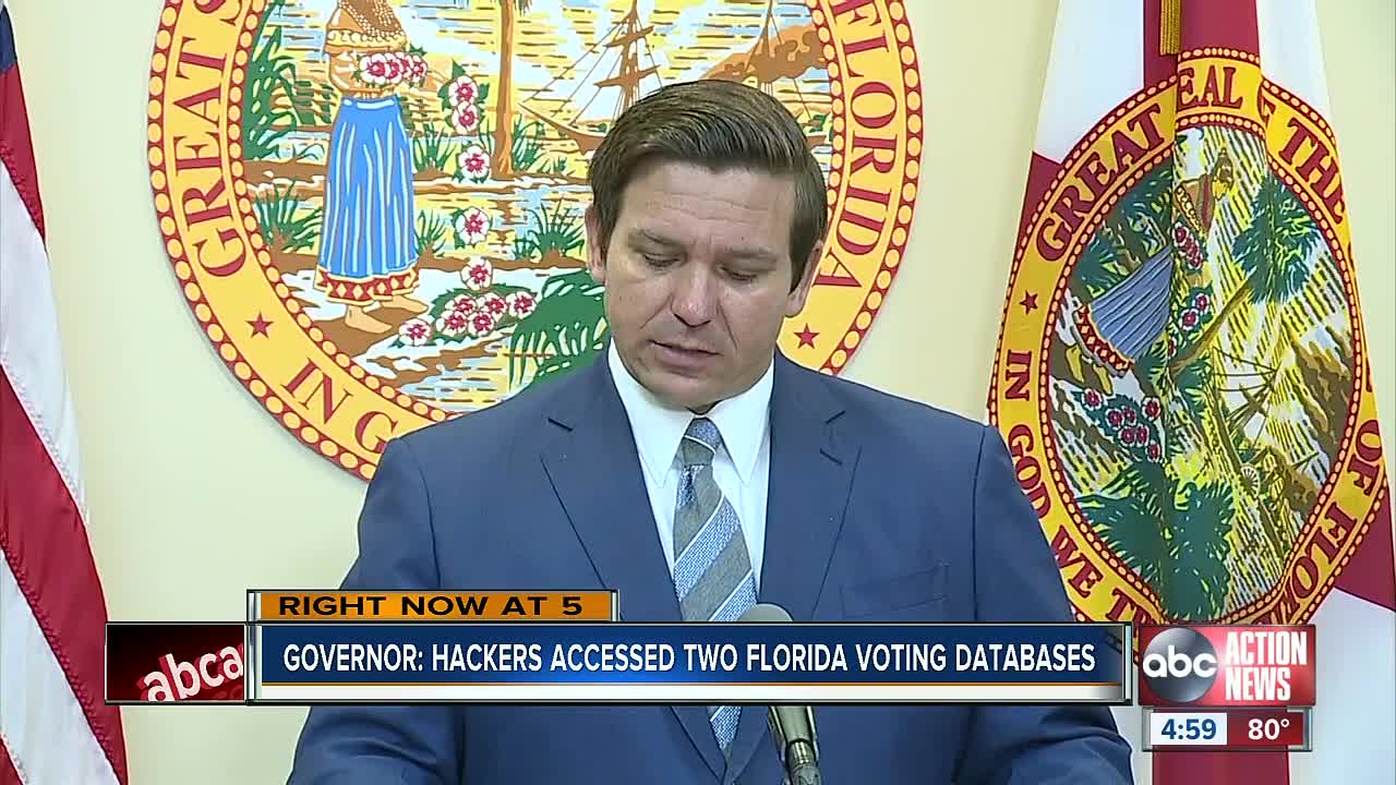 Russian hackers accessed voting databases in 2 Florida counties