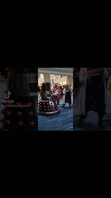 💃 #DALEK VS 💃 #MARTYMCFLY & #THIRTEENTHDOCTOR ON THE #DANCEFLOOR #TBCC #TBCC2022 #SUBSCRIBE #SHORTS