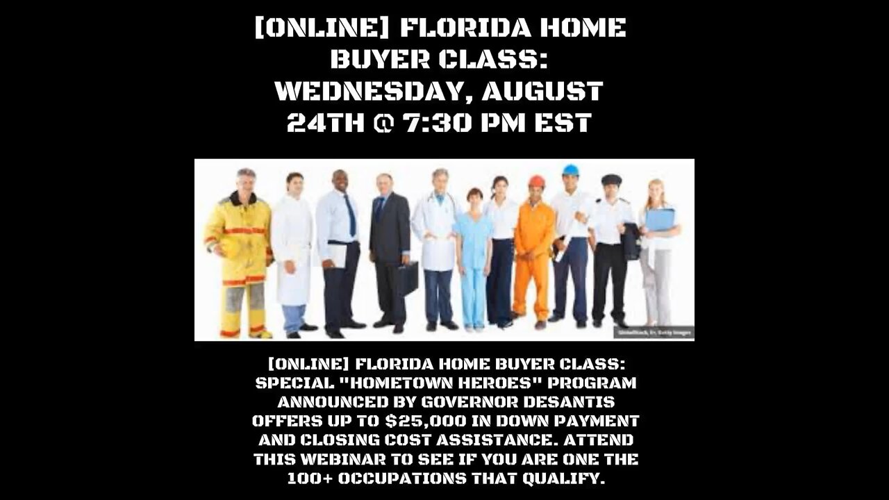 Florida Home Buyer Class