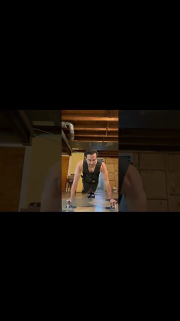 Deep Push ups for More Range of Movement