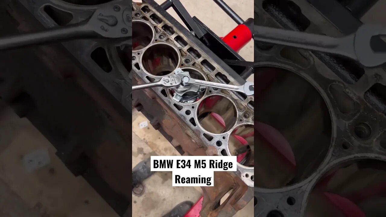 BMW E34 M5 Ridge Reaming #bmw #cars #bmwm5 #bmwe34 #diy #restoration #automotive #mechanic #tools