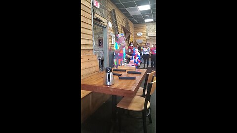 Patriotic Balloon Man Bursts Into Song, "God Bless America" - July 4th, 2022