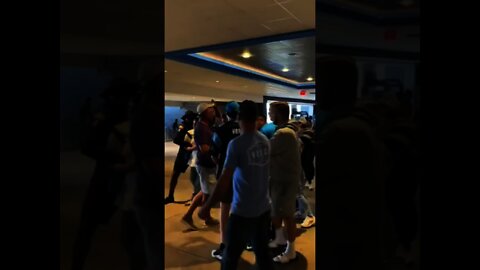 MINNESOTA VIKINGS FAN FLOORED BY HUGE PUNCH IN WILD BRAWL At Panthers' Stadium