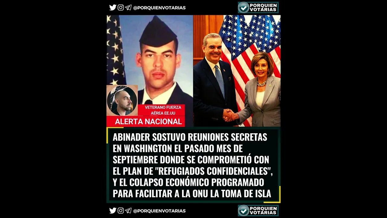 ⚡️Veterano de la fuerza aérea de Estados Unidos, advierte a los dominicanos del caos que se avecina.