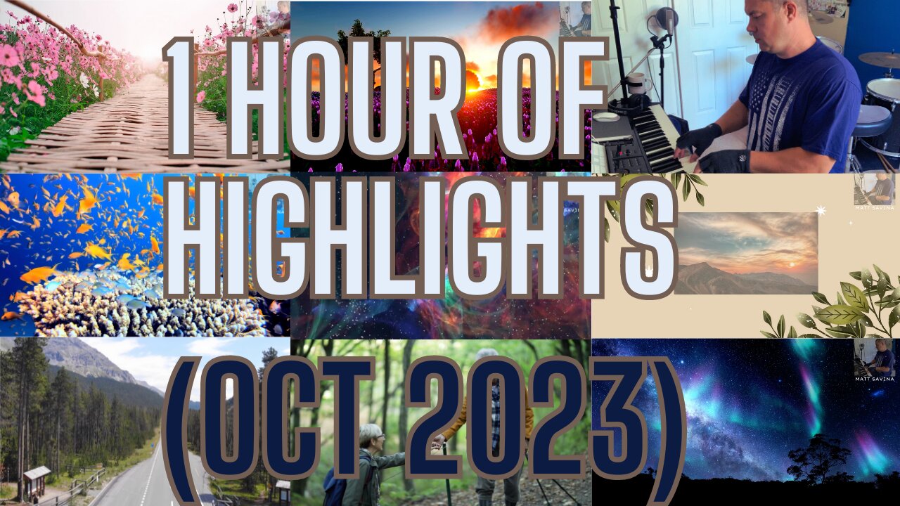 1 Hour of Highlights (Oct 2023) Matt Savina #piano #instrumental #432hz #relaxing #meditation