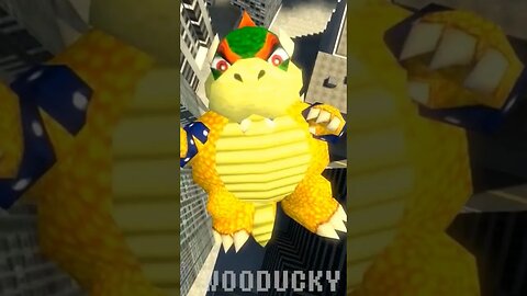 Mario throws Bowser off a Building (emotional) #shorts #sfm #mario #bowser #wooducky