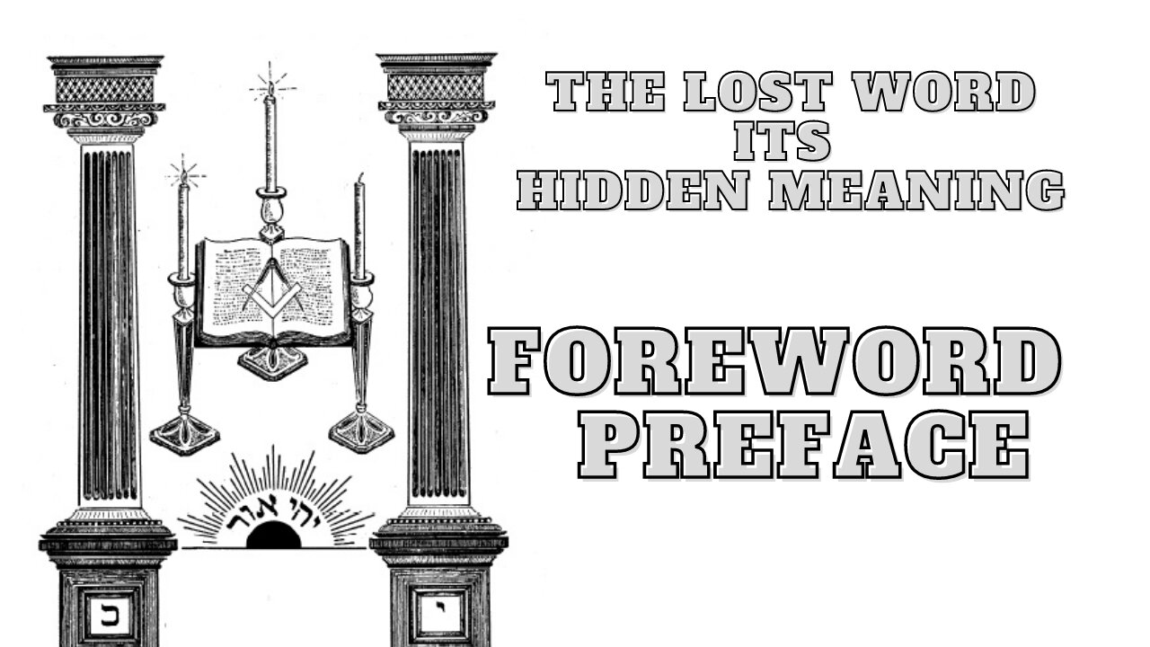 Forward And Preface: The Lost Word Its Hidden Meaning by George H. Steinmetz 1/17