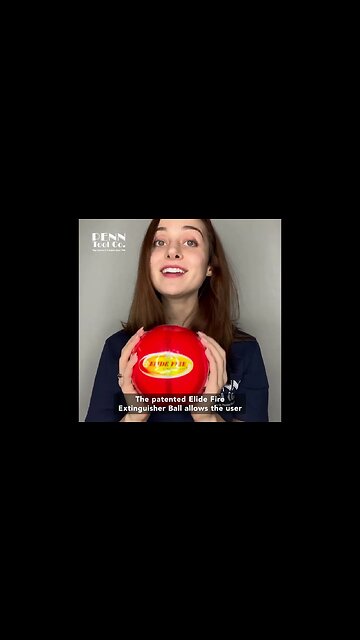The Elide Fire Extinguishing Ball Hands Free Fire Safety