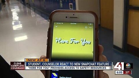 'Here For You' provides access to mental health resources on Snapchat