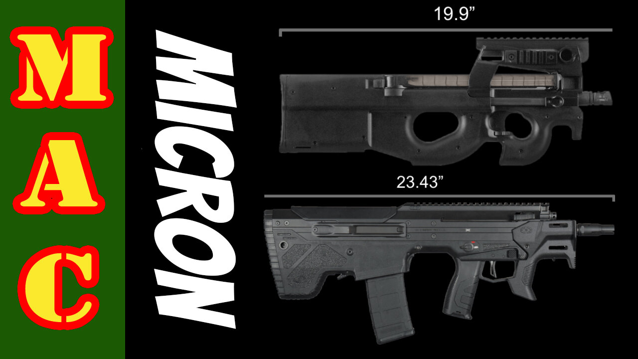 A 5.56 Rifle as small as a P90! Desert Tech Micron.