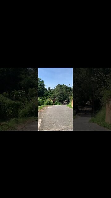 When you run and realise you can’t stop.