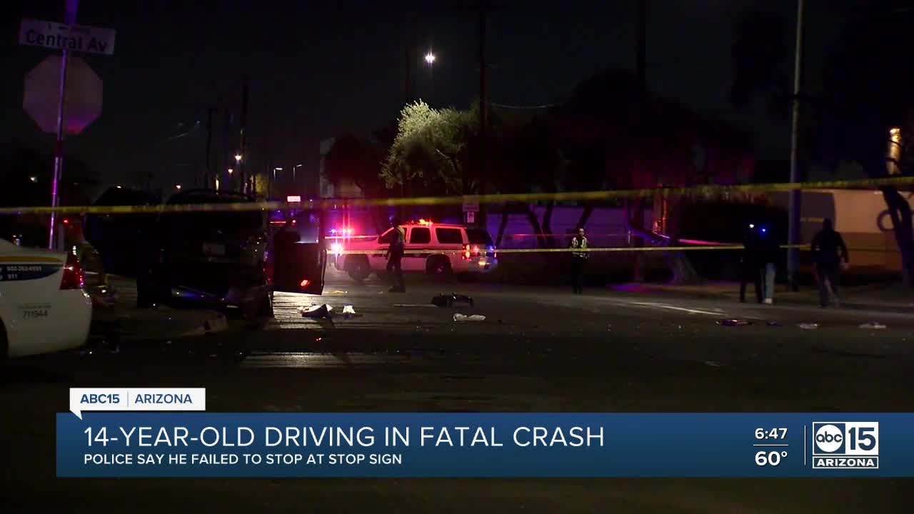 PD: 14-year-old driving in crash that killed 12-year-old