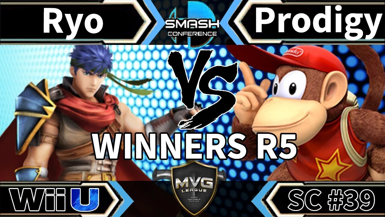 MVG|Ryo (Ike) vs. GoTE|Prodigy (Diddy) - SSB4 Winners R5 - Smash Conference 39