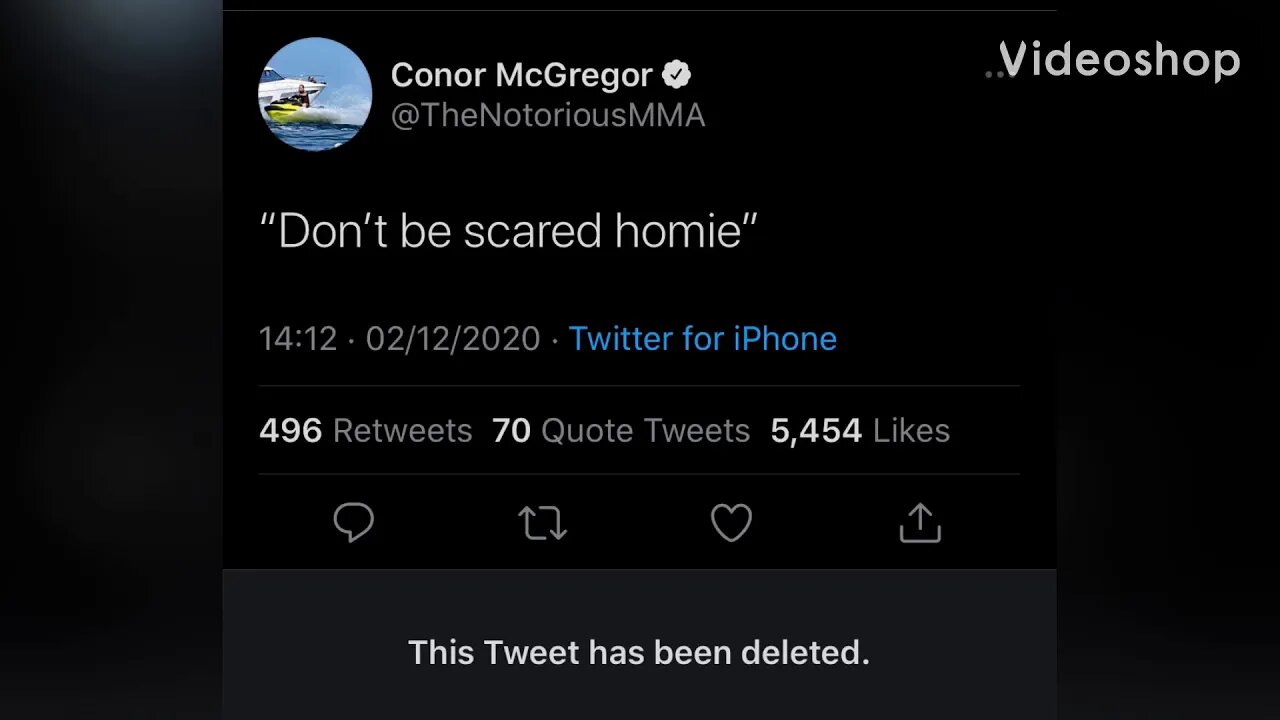 Conor Mcgregor teases 3rd fight with Nate Diaz in deleted twitter status