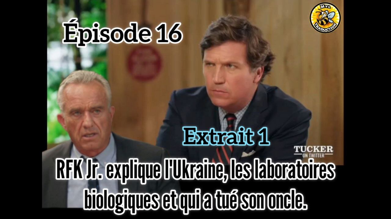 RFK Jr. explique l'Ukraine, les laboratoires biologiques et qui a tué son oncle.