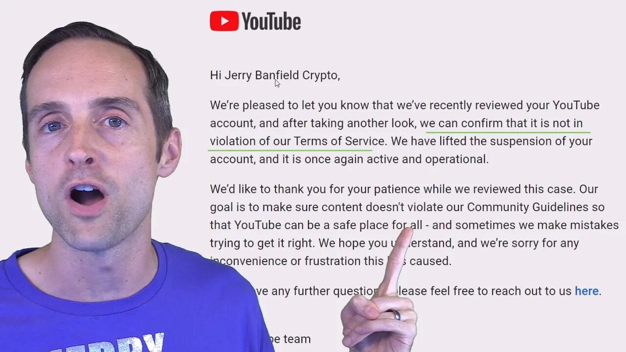 Jerry Banfield Crypto is BACK on YouTube with Major Changes!