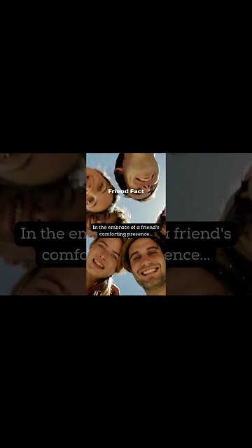 In the embrace of a friend's comforting presence #relationships #shorts