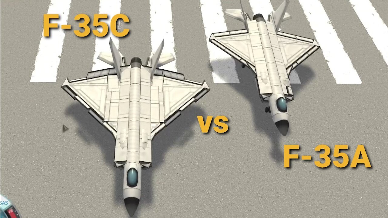 KSP: F-35A vs F-35C