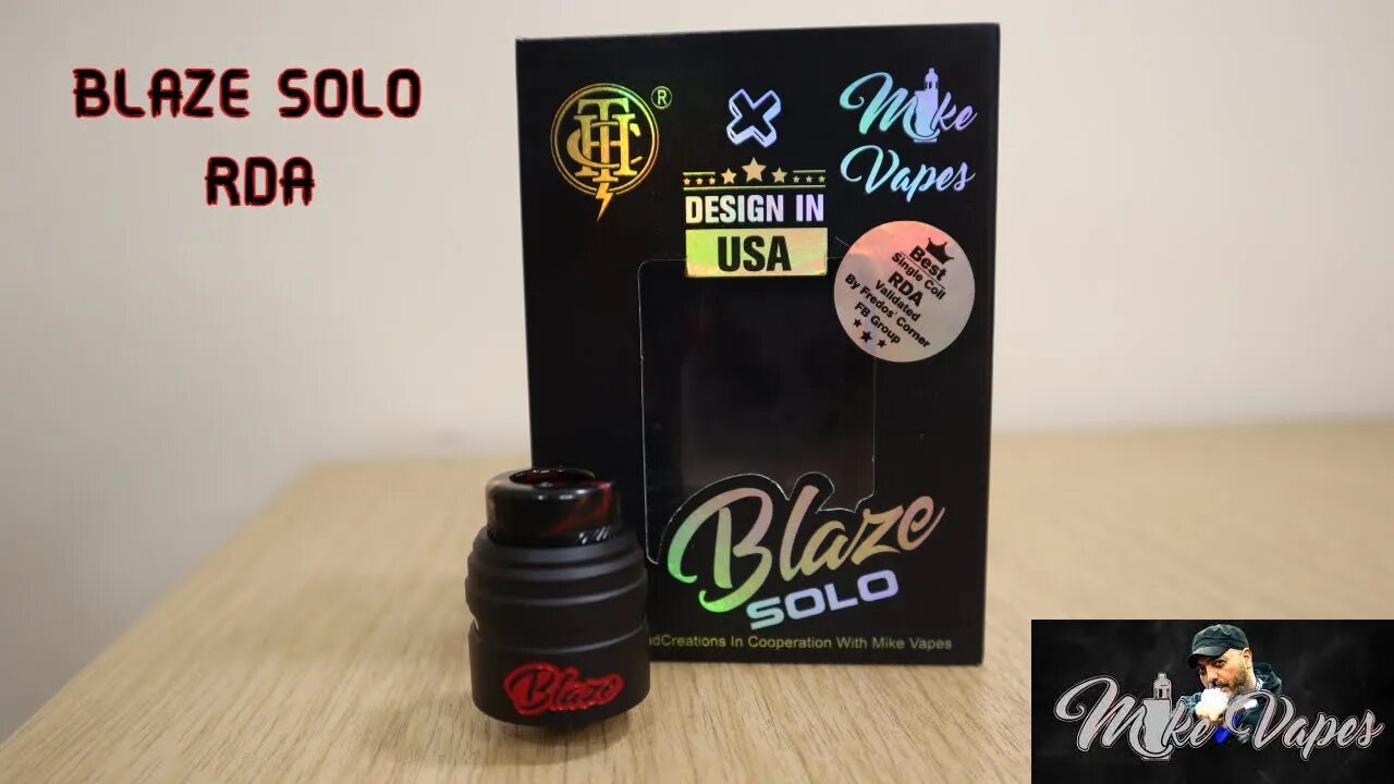 Blaze Solo Rda By Mike Vapes & Thunderhead Creations