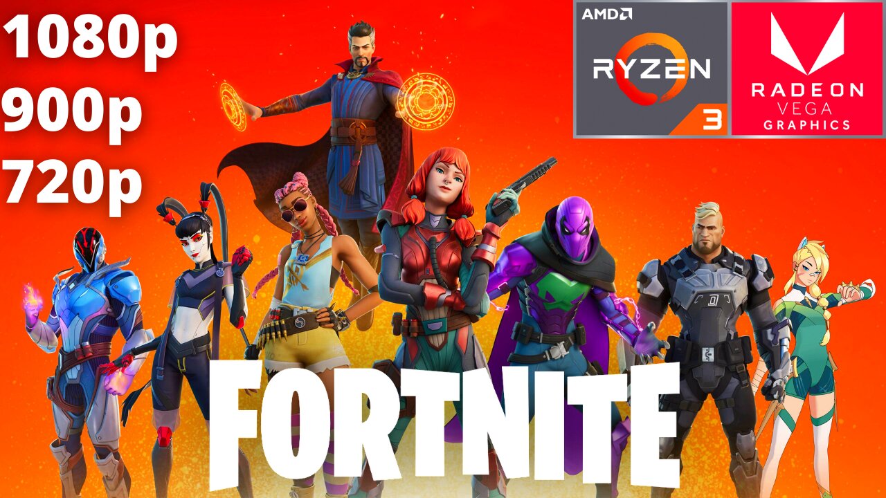 Fortnite Chapter 3 Season 2 - Ryzen 3 3200G Vega 8 & 16 GB RAM/8 GB RAM/1X8 GB RAM