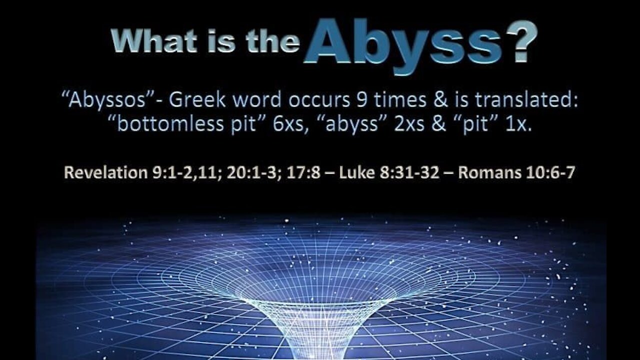 The opening of the Abyss - A parallel dimension