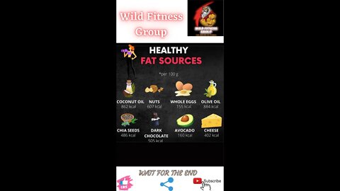 🔥Healthy fat sources🔥#short🔥#fitnessshorts🔥#wildfitnessgroup🔥9 march 2022🔥