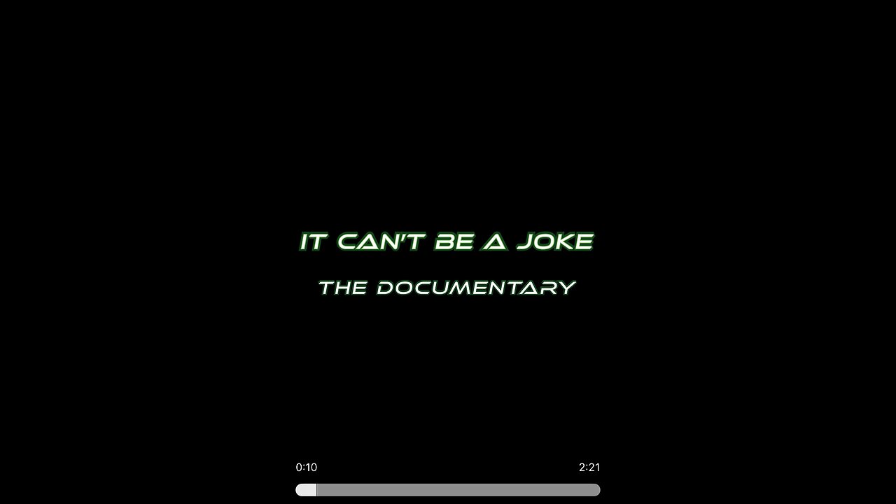 It Can’t Be a Joke, the Documentary Sneak Peak