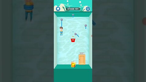 rescue cut rope puzzle 😎 #shorts