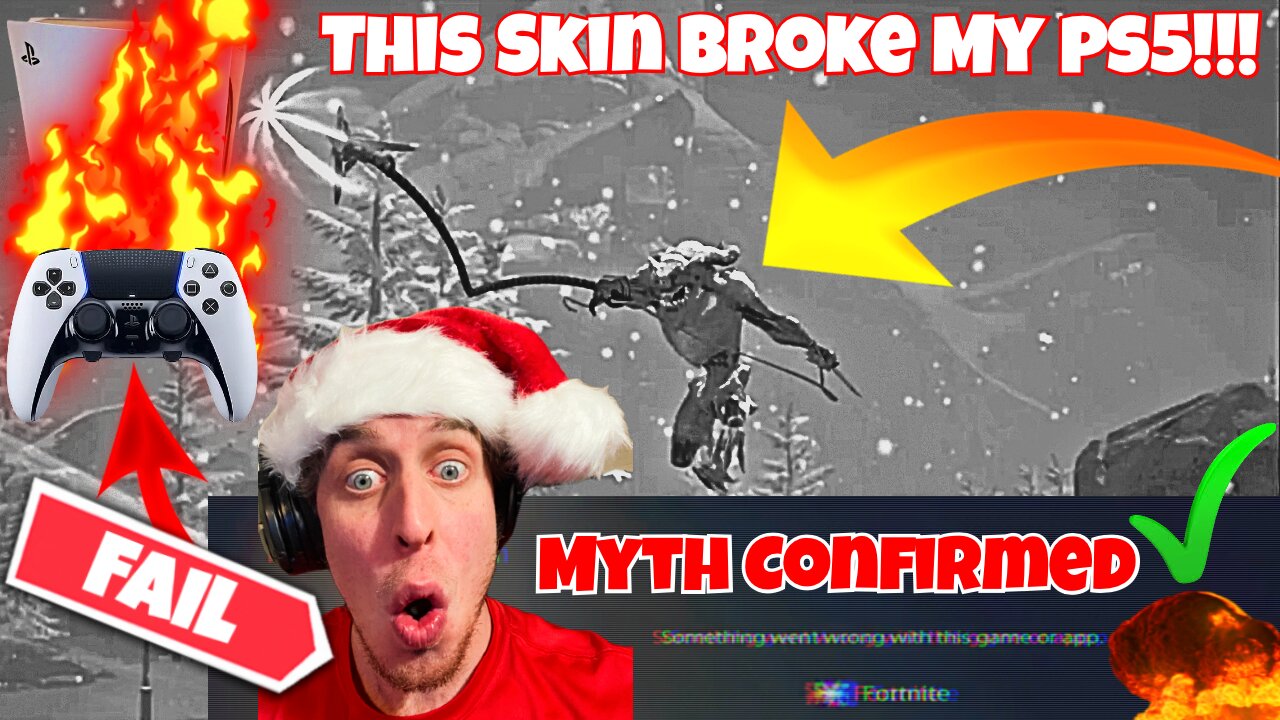 Skin Is Too Bulky It Broke PS5! MythBusting #fortnite #gaming #epicgames #fortniteclips #fortnitebr