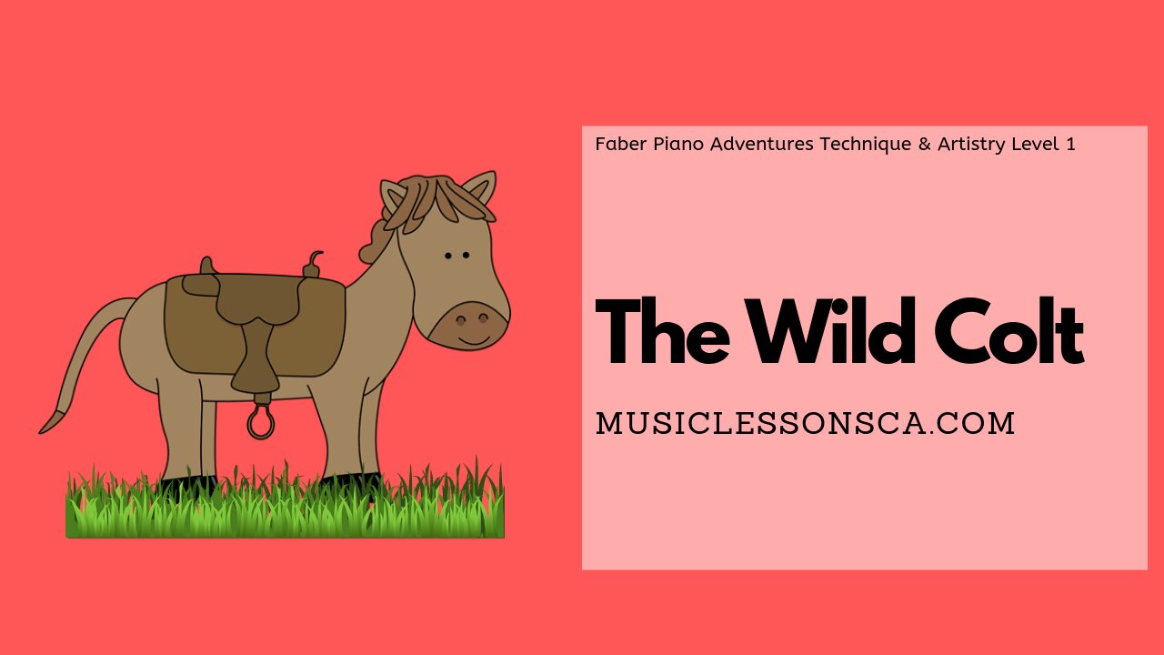 Piano Adventures Technique & Artistry Level 1 - The Wild Colt