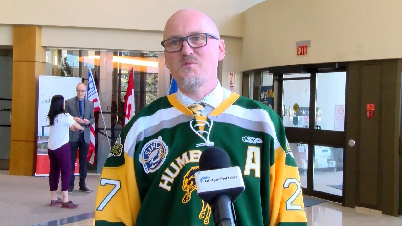 Lethbridge Declares April 7 As Green Shirt Day - March 22, 2022 - Micah Quinn